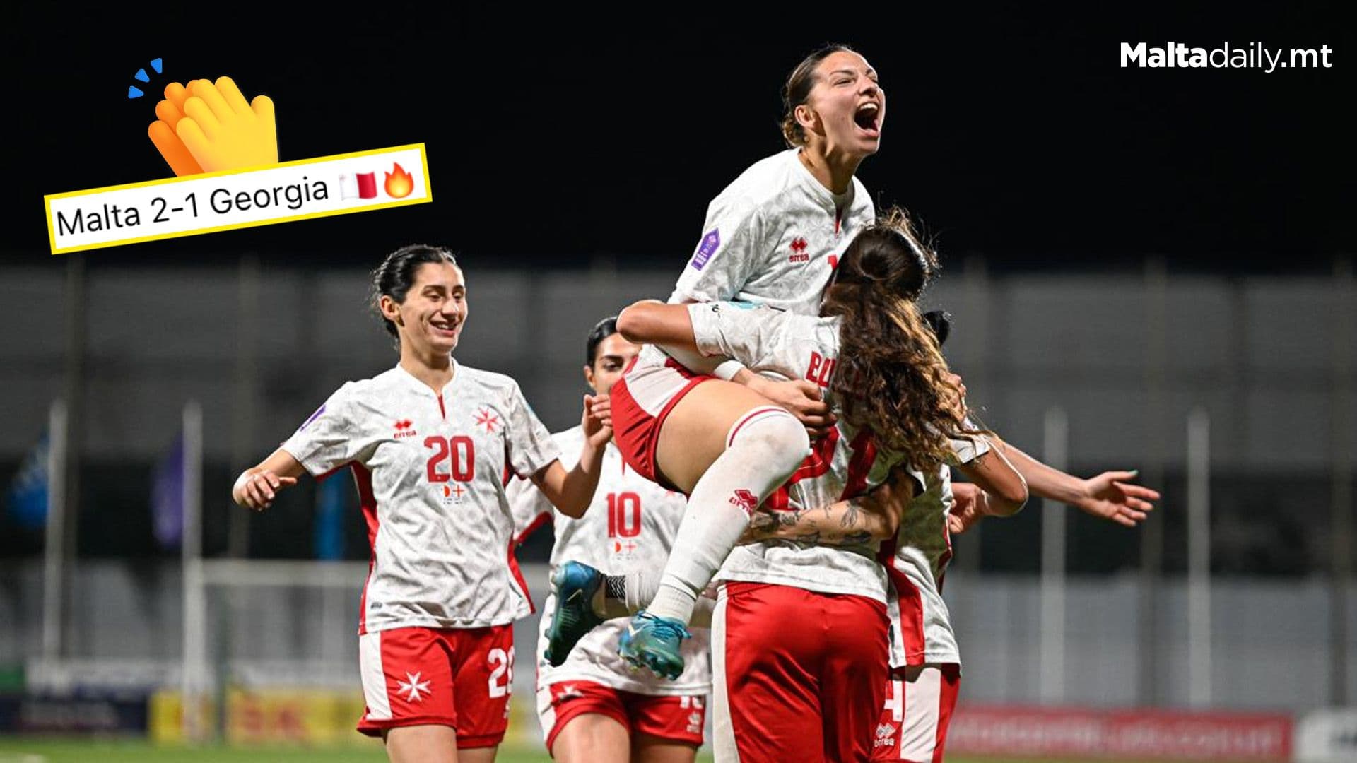 Malta Beat Georgia Again In 2-1 Victory