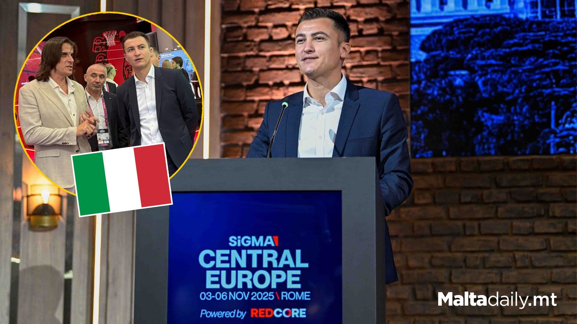 Silvio Schembri Highlights Malta’s Global Ambition at SiGMA Summit in Rome