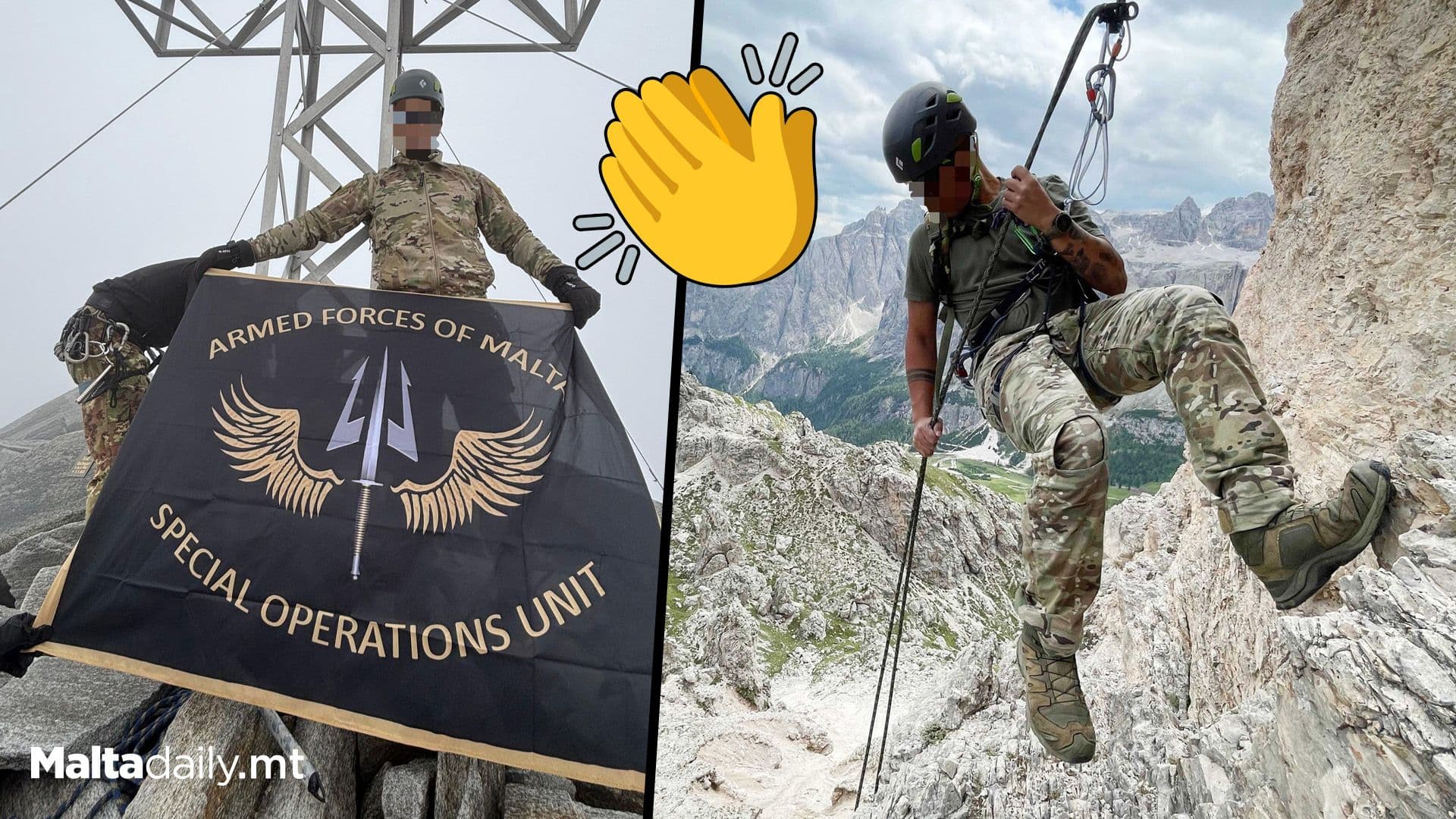 AFM Special Operations member Completes Advanced Climbing Course In Italy