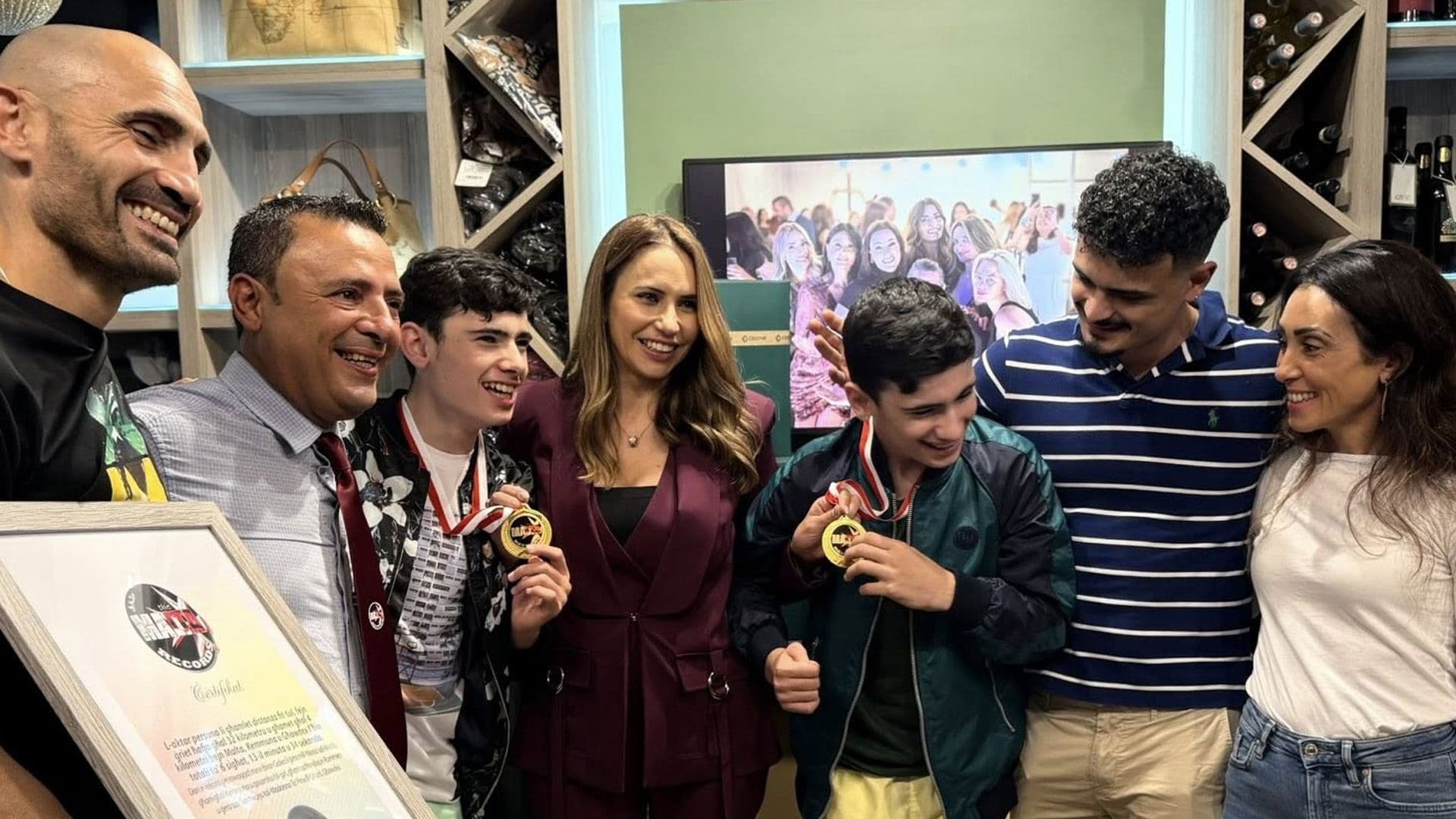 Dad Breaks Local Record Running & Swimming For His Sons