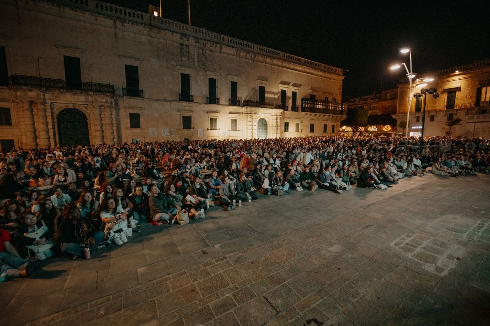 Hundreds Fill St George’s Square, Valletta To Watch Eurovision & Support Miriana