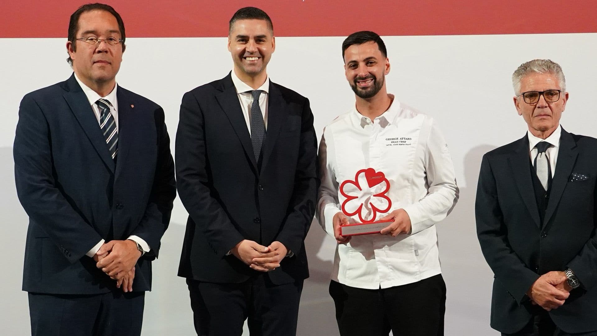 GEORGE ATTARD RECEIVES MICHELIN YOUNG CHEF AWARD