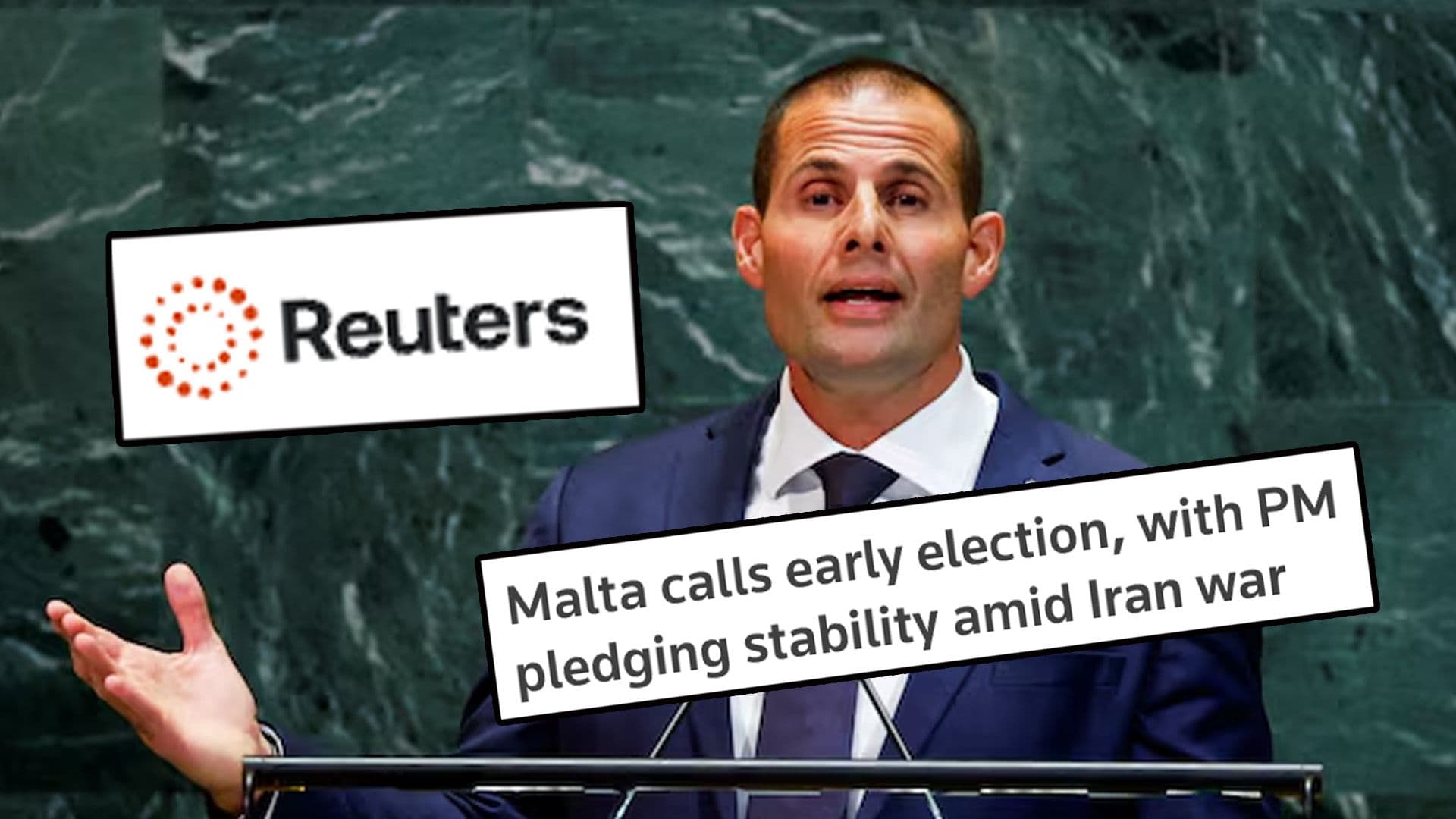 Reuters Reports On Malta Calling Early General Election