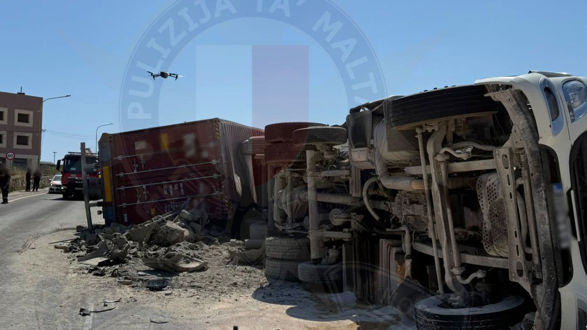 Truck Collision In Birżebbuġa Leaves Man Injured