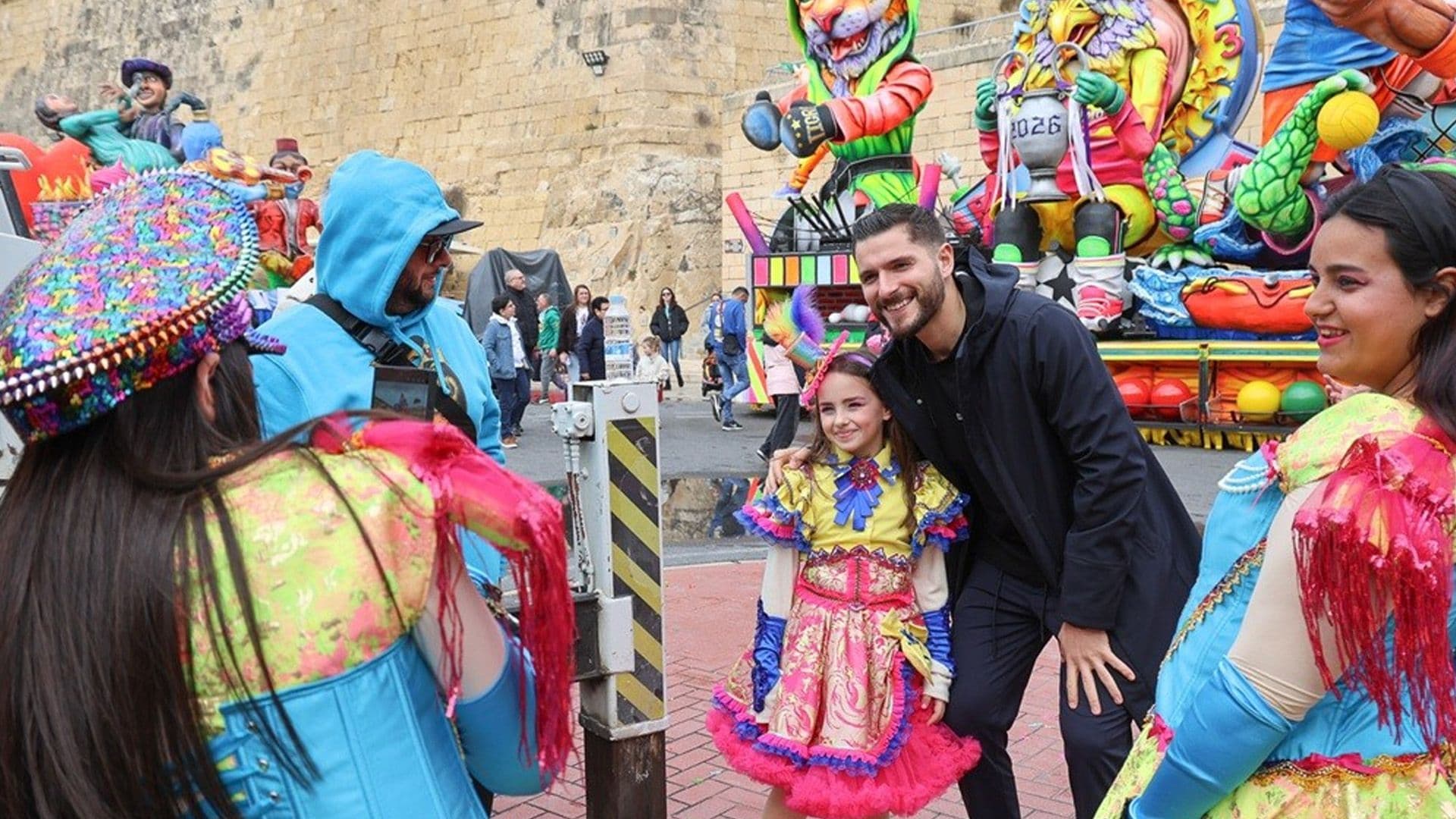 PN Leader Alex Borg Visits Carnival Celebrations In Valletta