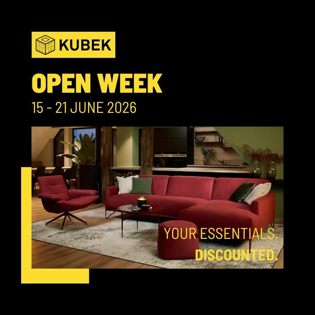Dreaming Of A New Kitchen, Bedroom Or Sofa? Enjoy 20% Off At KUBEK Open Week!