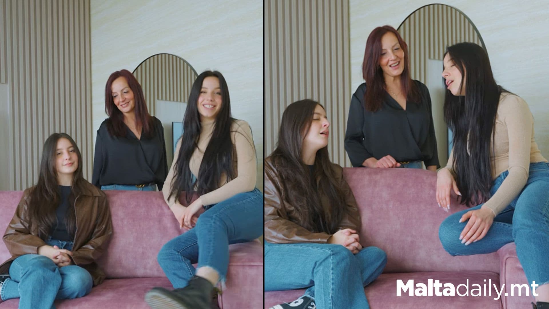 Sarah Bonnici Sings Along With Mum & Sister