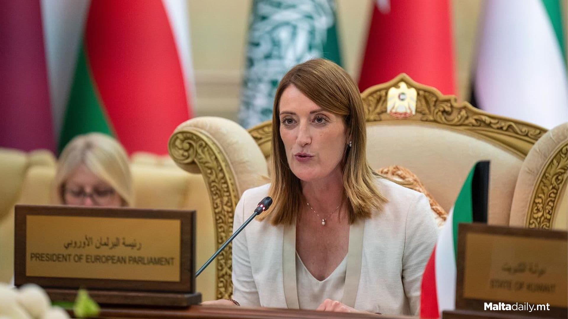 Metsola Speaks About Malta IN United Arab Emirates Speech