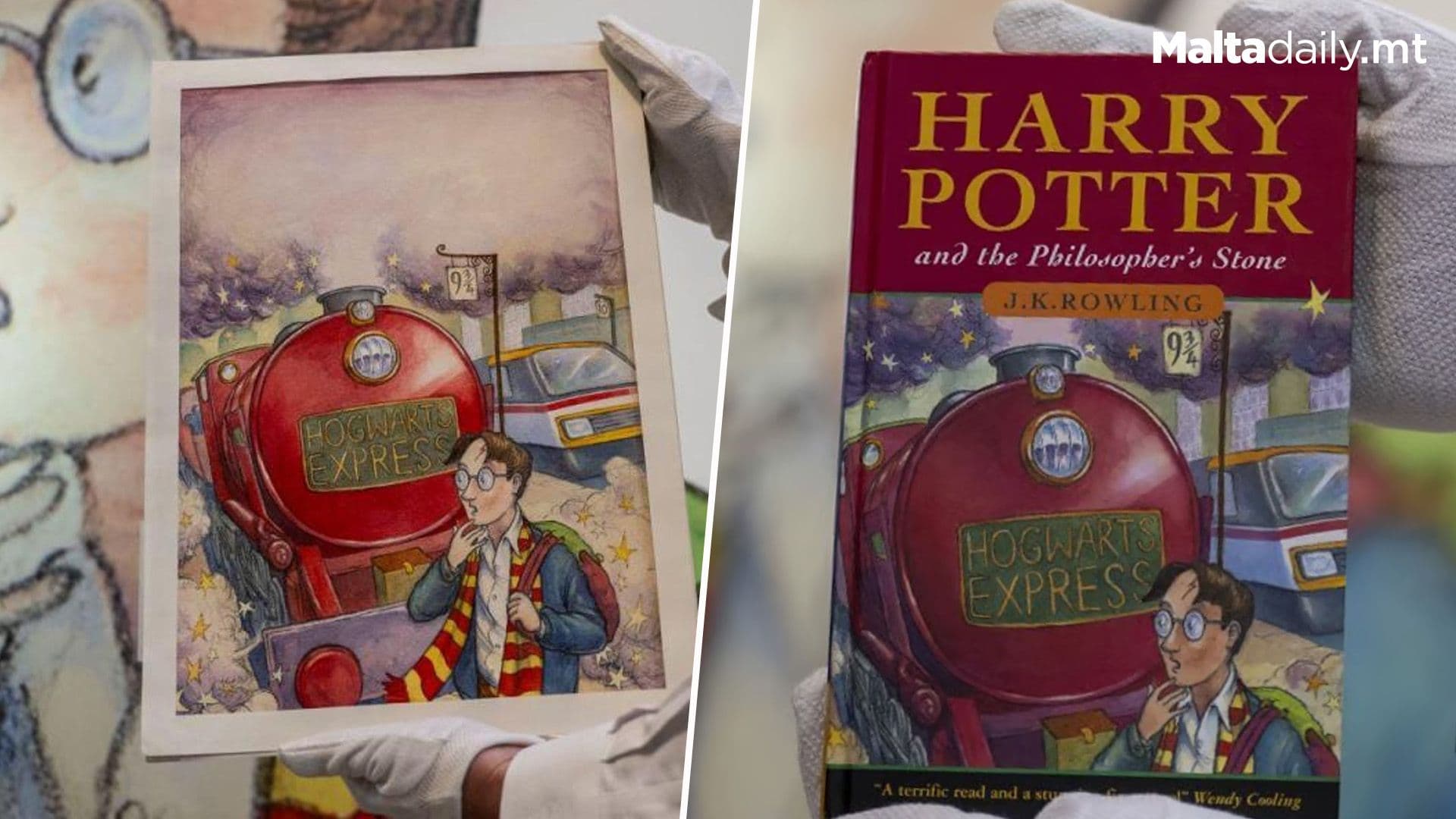 Original Harry Potter Art Work Sells For Record Breaking $1.9 Million
