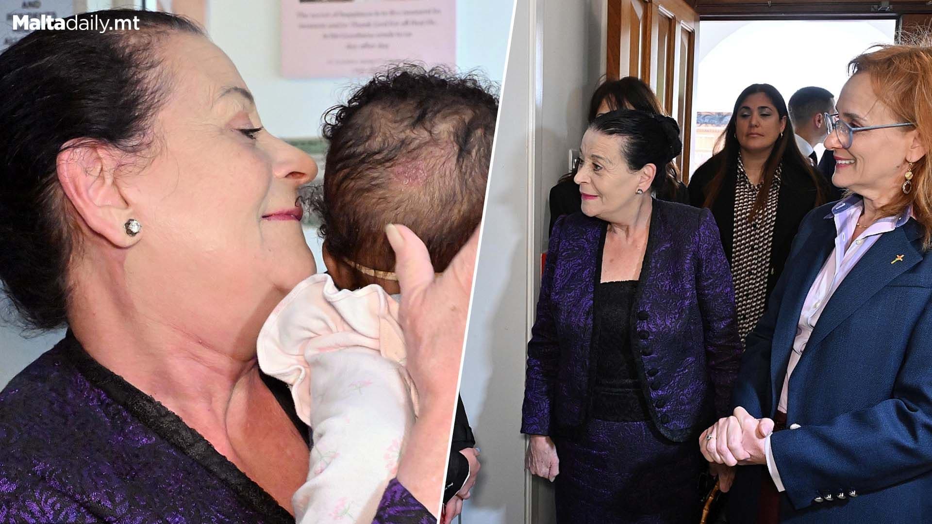 President Myriam Spiteri Debono Visits ‘Dar Tgħanniqa ta’ Omm’