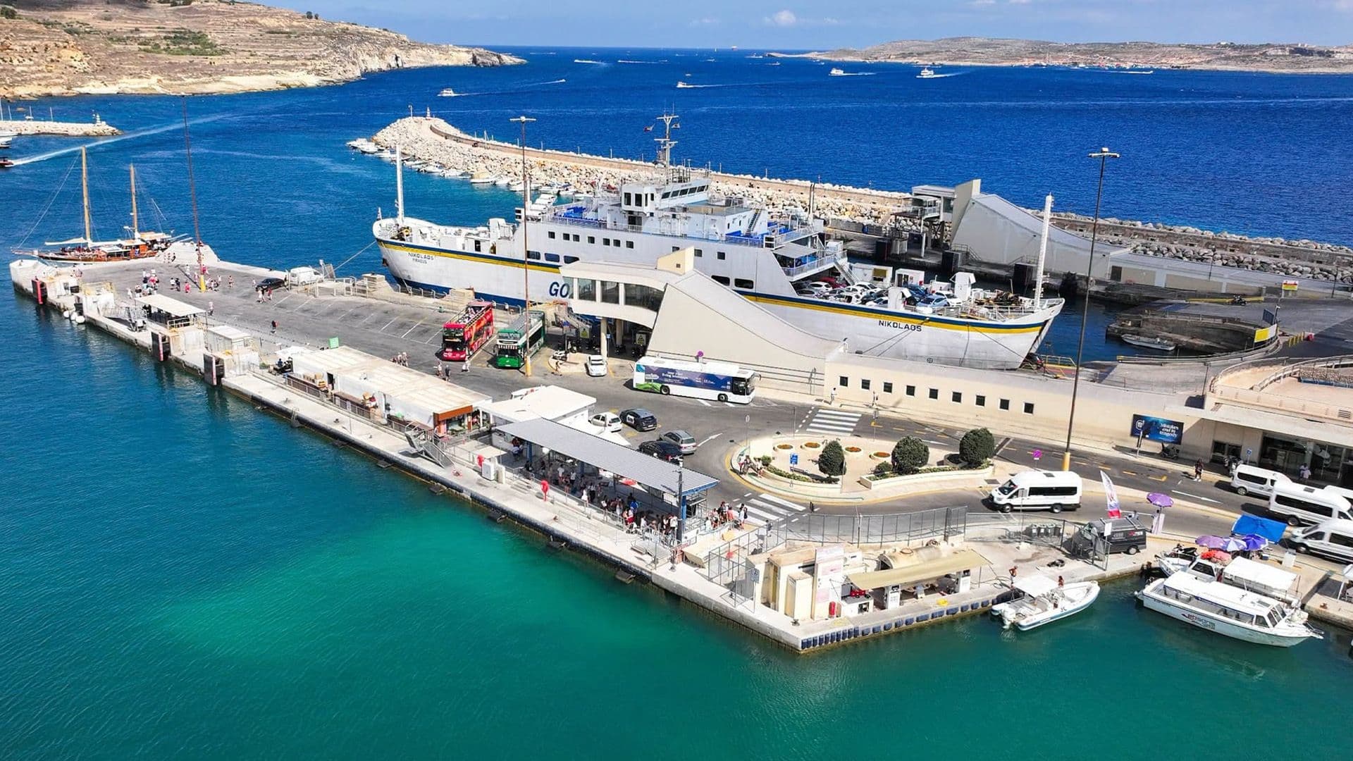 Work Ongoing At Imġarr Harbour To Improve Fast Ferry Service