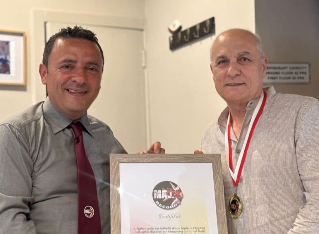 Joseph Gerada Recognised for Historic Hat-Trick as Malta’s Youngest Top‑Division Scorer
