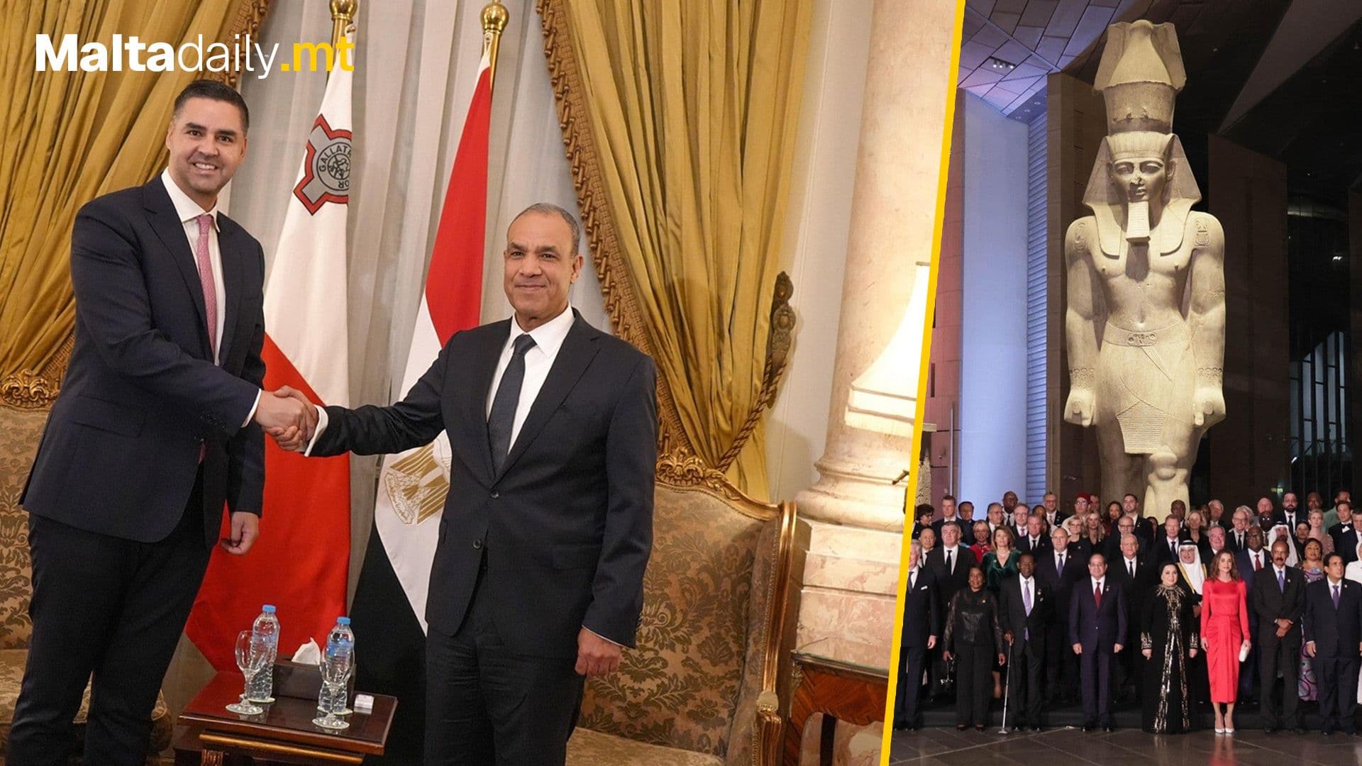Deputy Prime Minister Ian Borg Represents Malta At Inauguration of Grand Egyptian Museum
