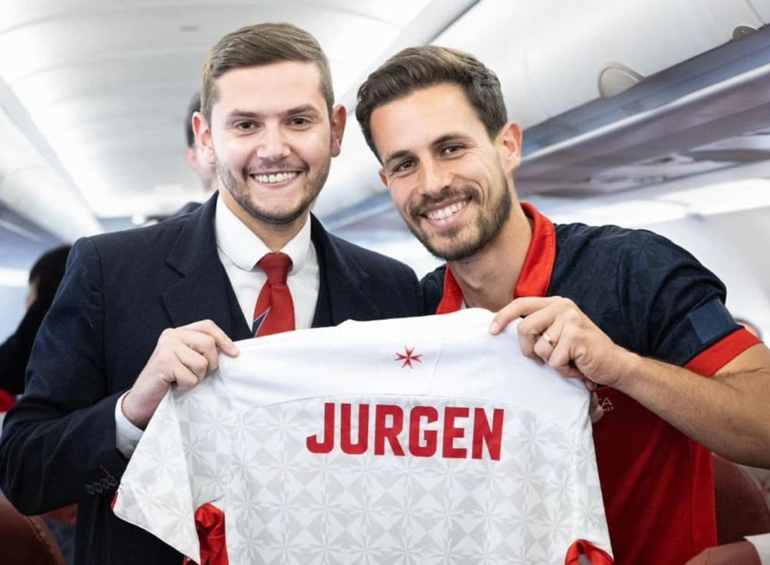 Farewell Flight for Jurgen Ciantar as Malta Team Arrives in Wintry Luxembourg