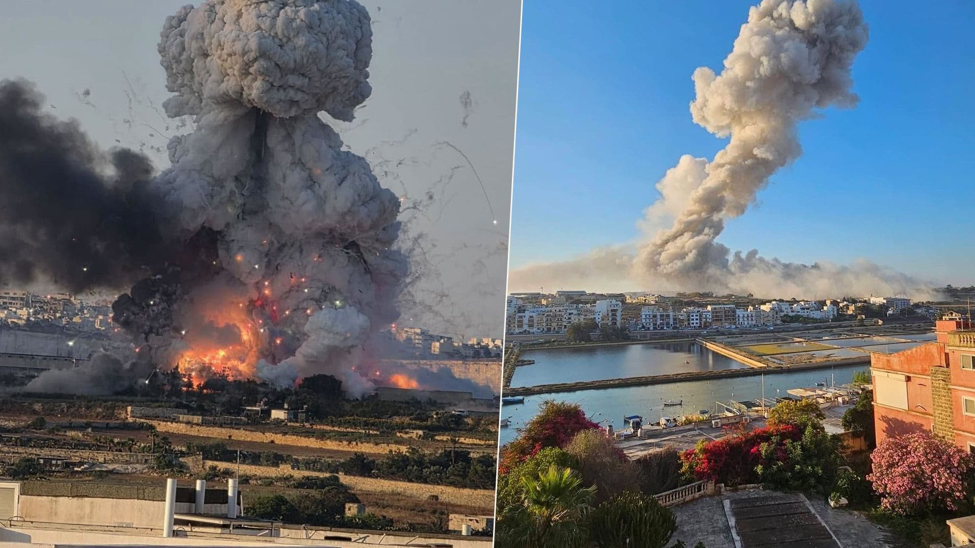 Massive Explosion In Magħtab Area Rocks Malta
