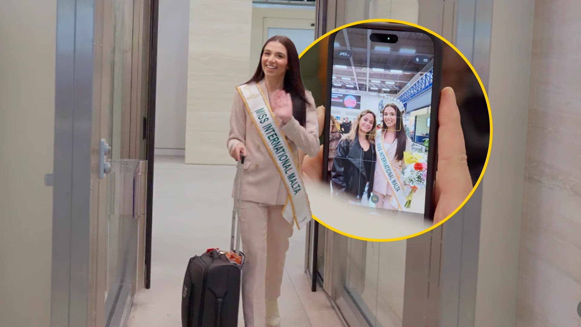 Demi Mock Returns To Malta After Miss International 2025