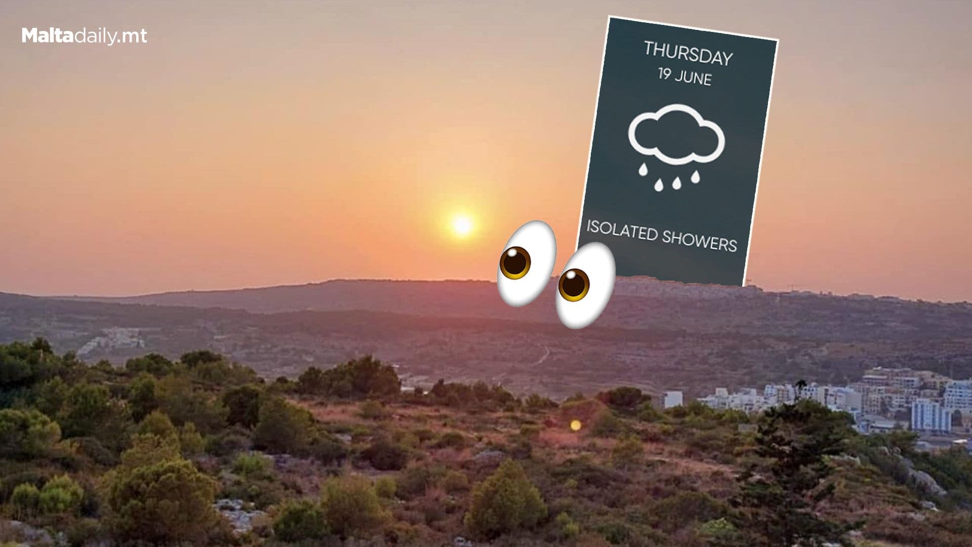 Isolated Rain Showers Expected To Hit Malta This Thursday