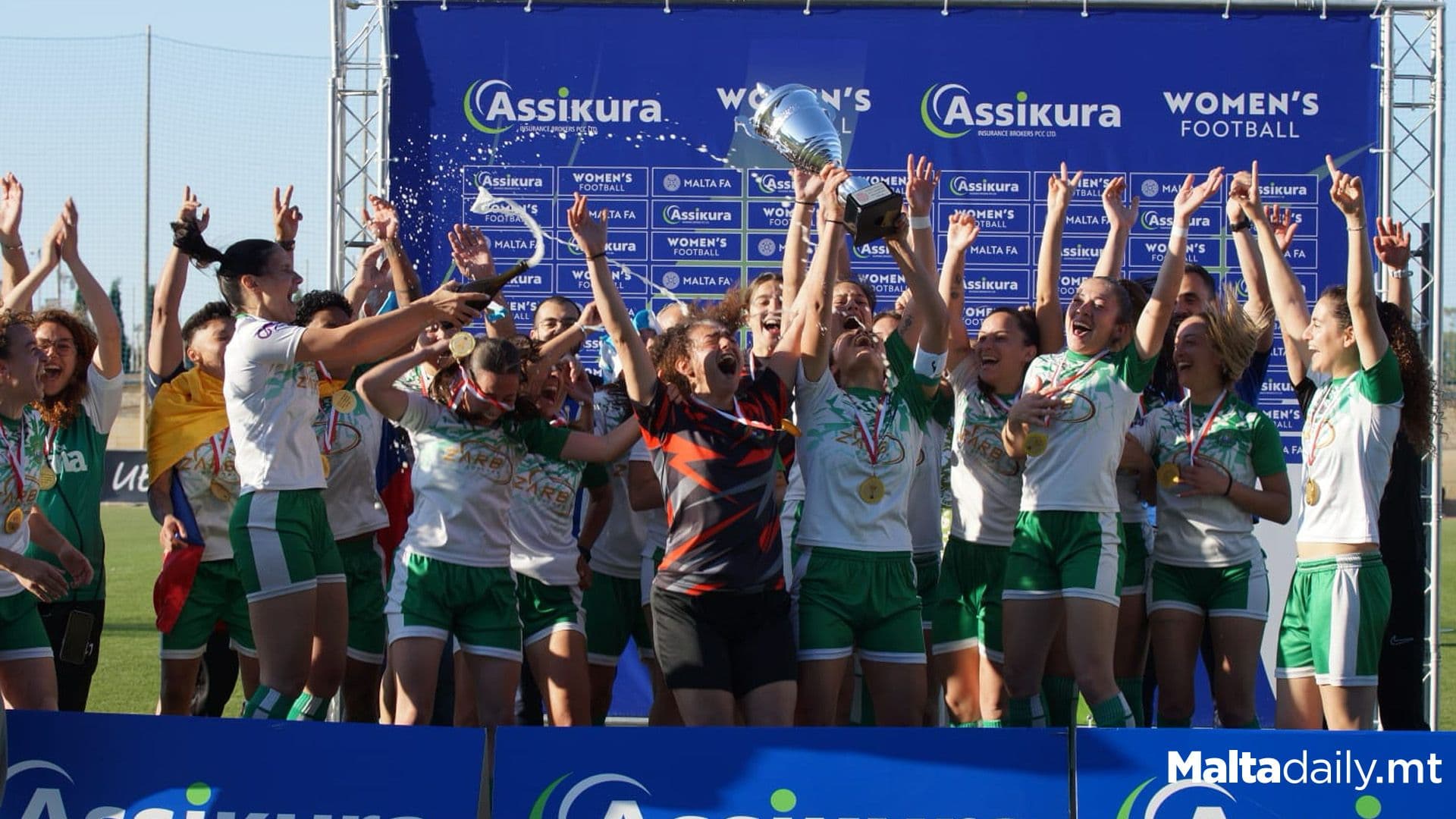 Mġarr United Clinch Their First Ever Women’s Football Trophy