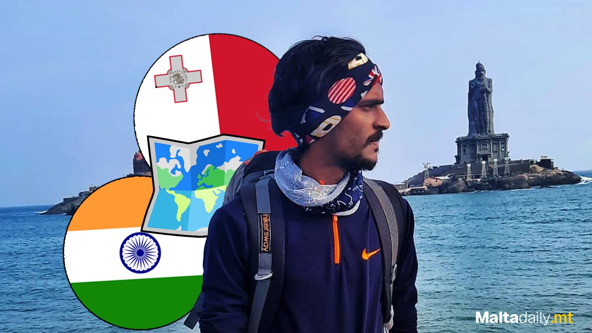 Jaydip To Walk From Malta To India For Climate Awareness