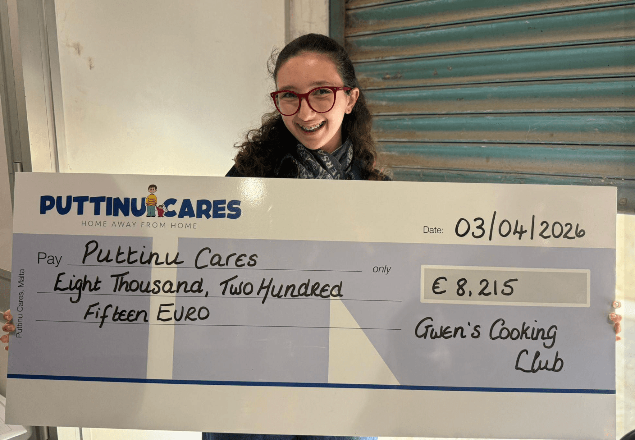Young Chef Gwen Raises €8,215 For Puttinu Cares Through Homemade Figolli