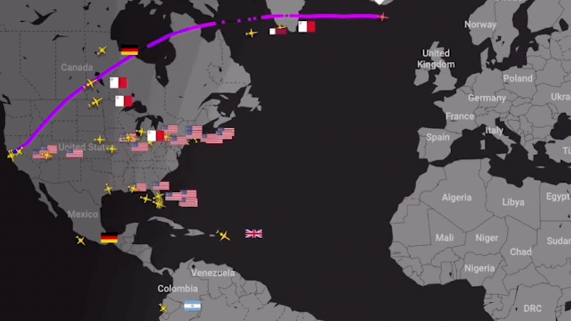 Flight Radar Sows Malta Registered Private Jet After Super Bowl 2026