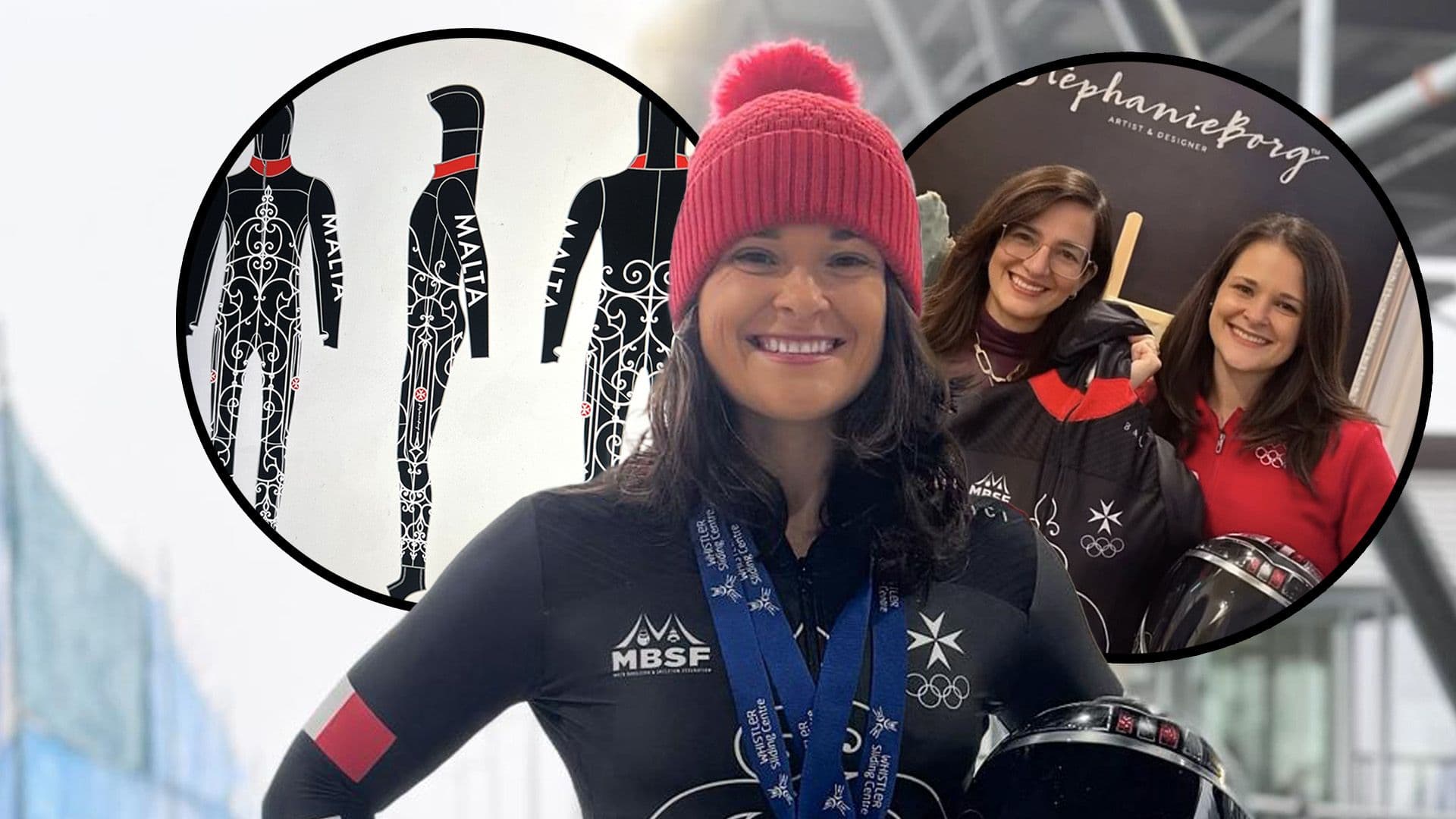 Maltese Artist Designs Racing Suit For Malta’s First Female Skeleton Athlete