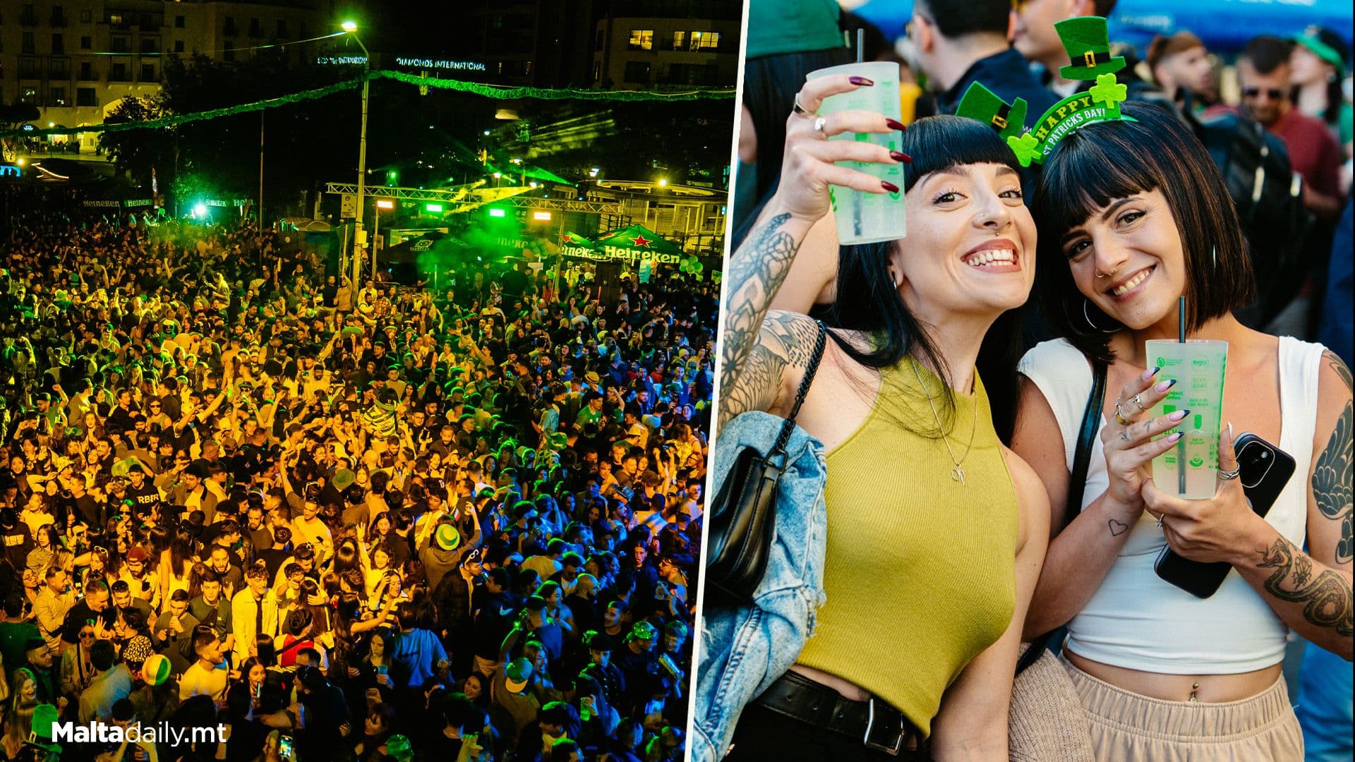 Thousands Descend On St Julian’s For St Patrick’s Day
