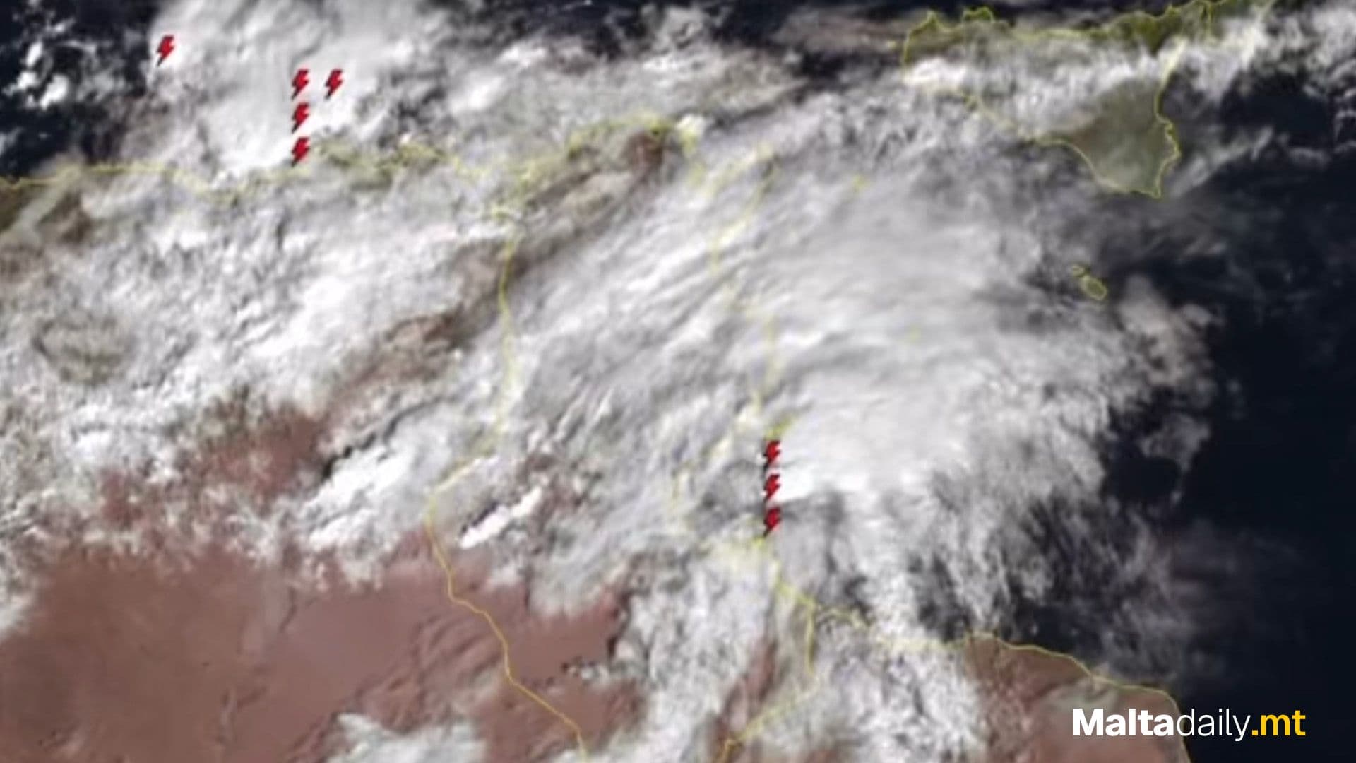 Satellite Shows Incoming African Storm