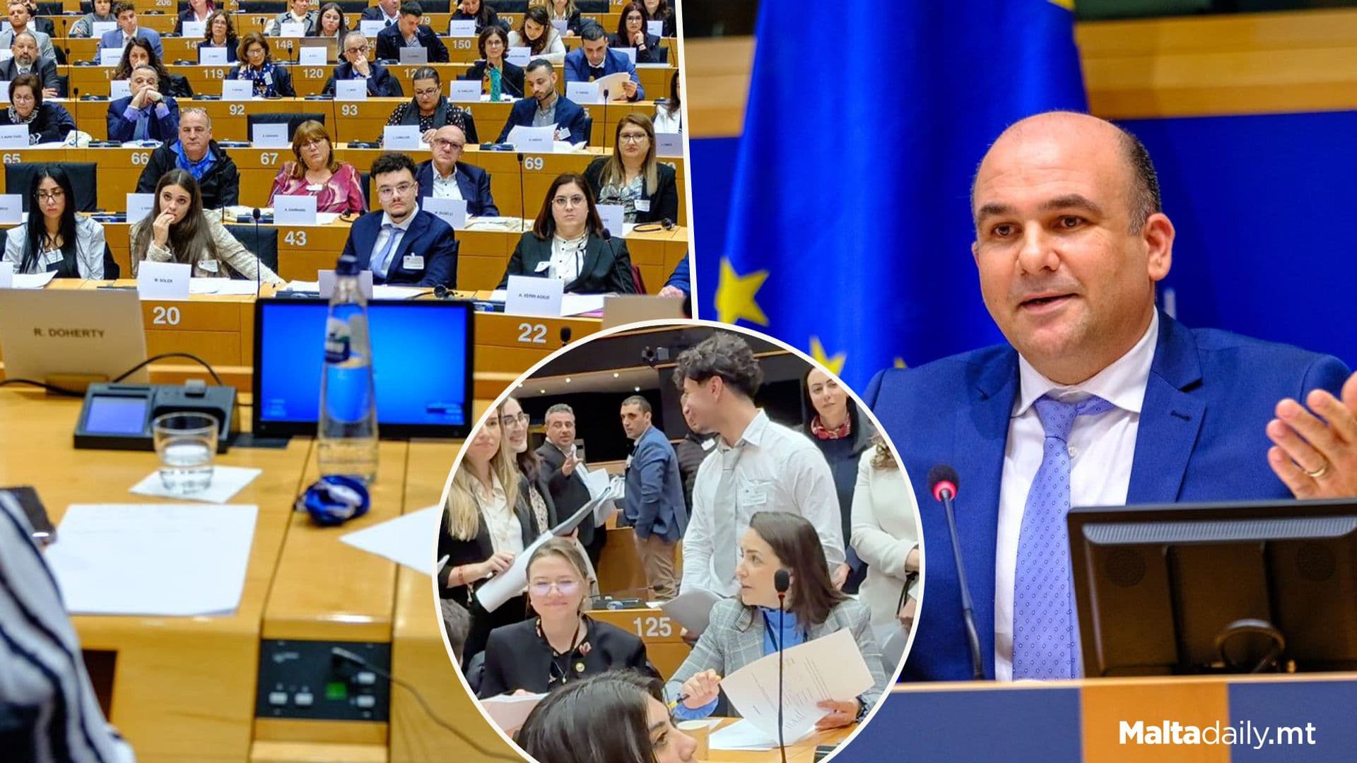 MEP Peter Agius Organises Youth Event At European Parliament