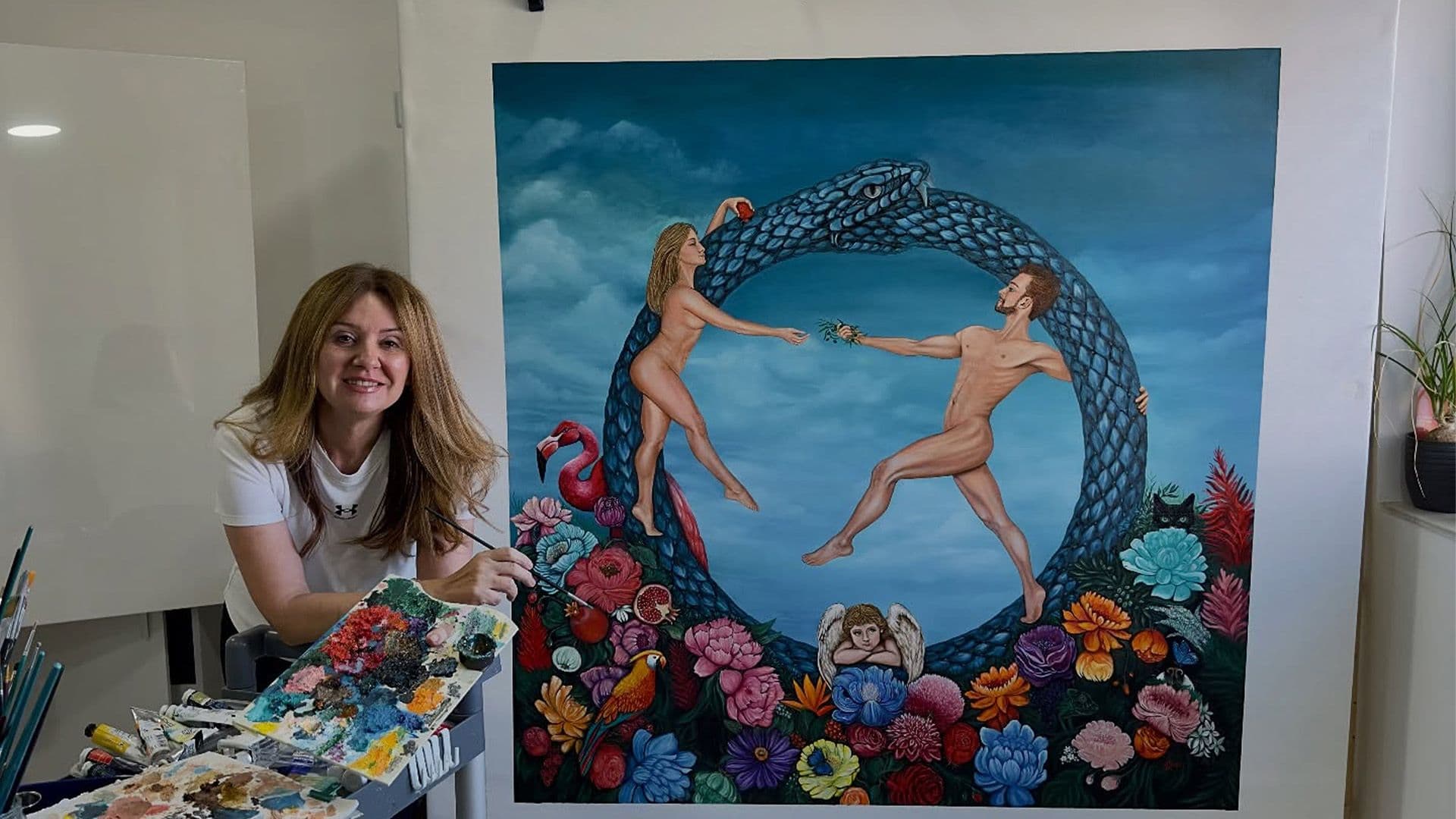 Local Artist Lucienne Spiteri Sells 'Eternal Return' For €51,000