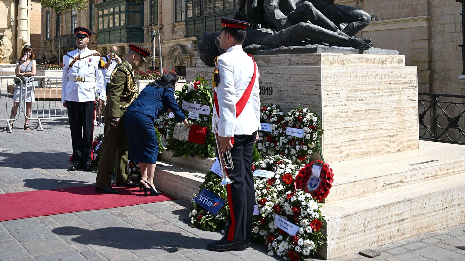IN PHOTOS: President Myriam Spiteri Debono Participates In Sette Giugno Ceremony