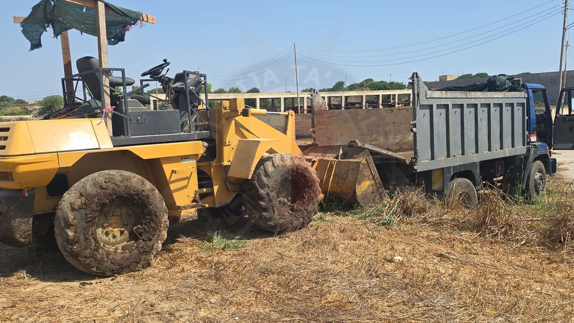 74 Year Old Man Dies After Getting Trapped Between Excavator & Truck