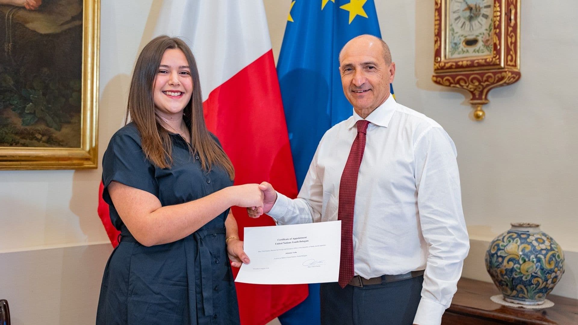 Julianne Vella Appointed Malta’s United Nations Youth Delegate