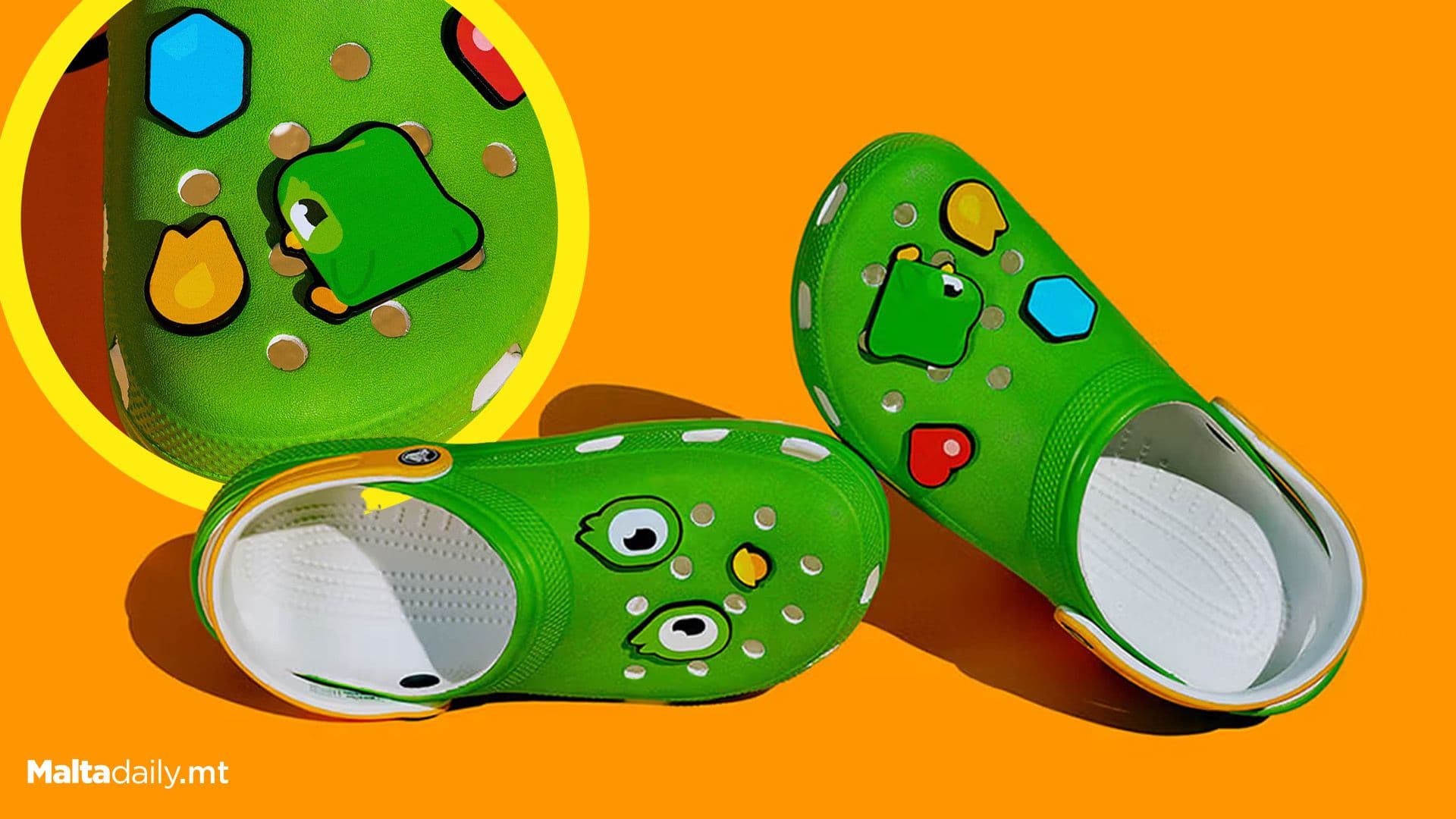 Duolingo x Crocs Clogs: A Stylish Reminder to Stay on Top of Your Language Lessons