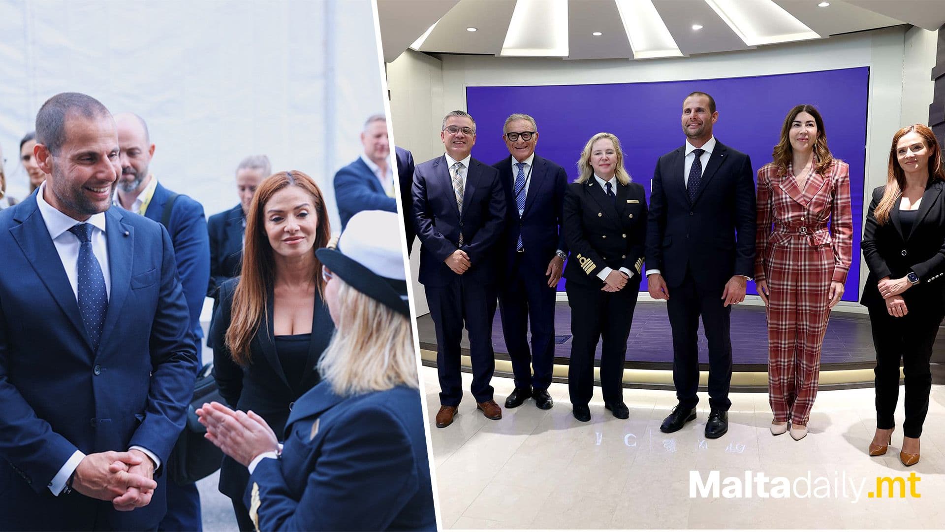 Prime Minister Robert Abela Inaugurates MSC Explora II’s First Shore-to-Ship Connection In Malta’s Grand Harbour
