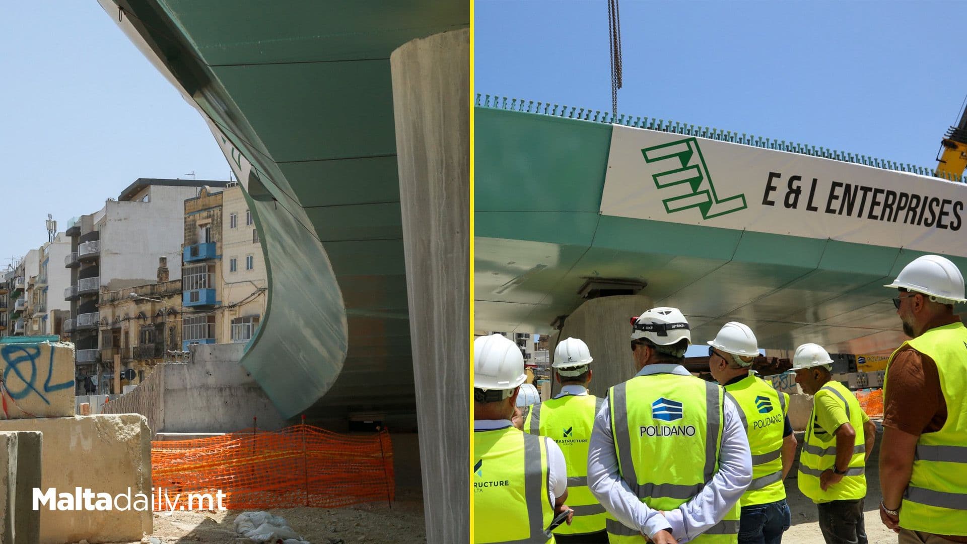 First Section Of Msida Flyover Has Been Installed
