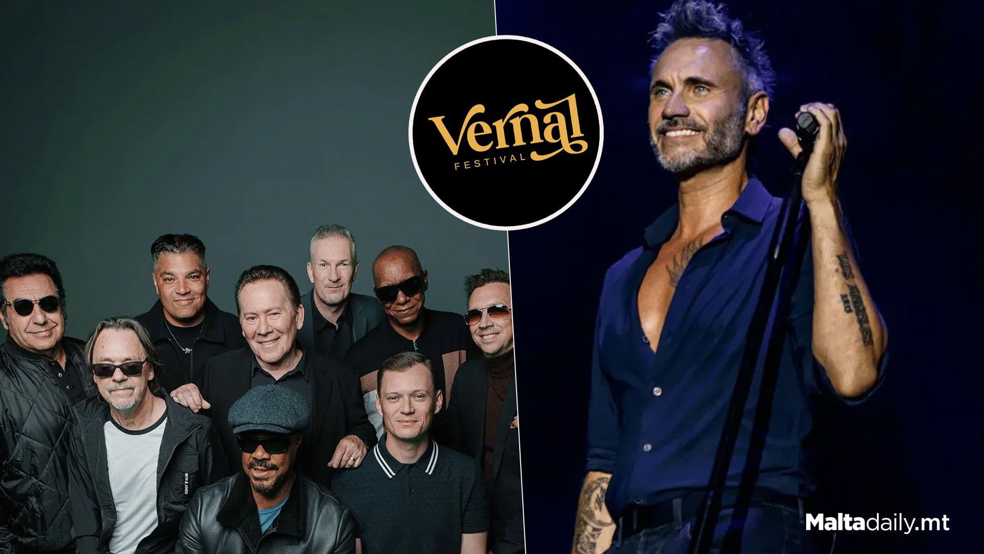 NEK & UB40 To Headline Vernal Festival In Ta’ Qali