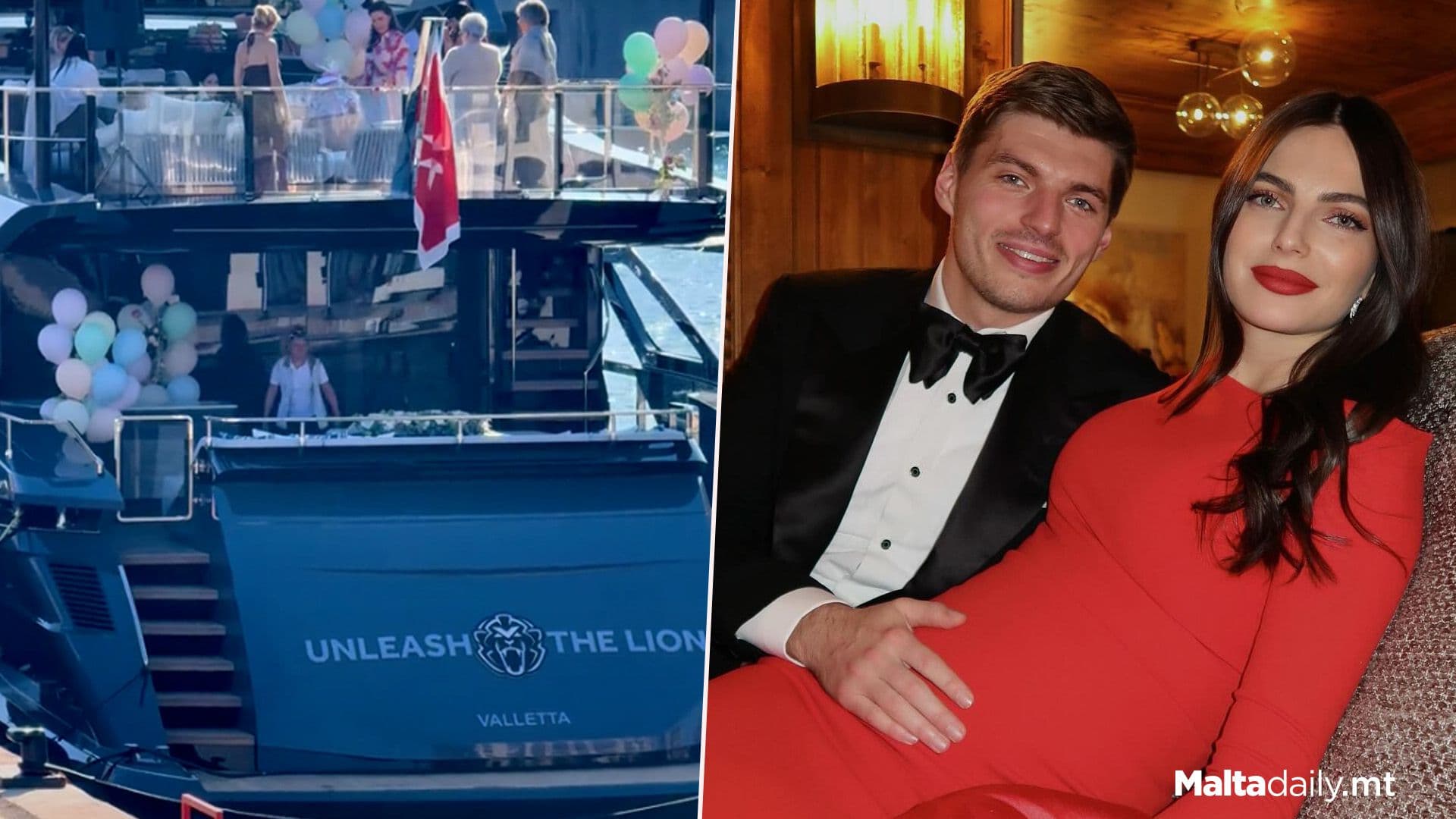 Valletta Yacht Hosts Verstappen & Piquet Baby Gender Reveal