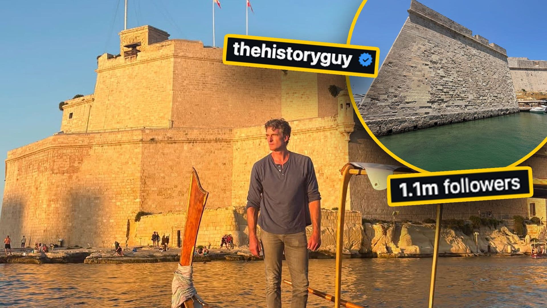 “The Malta Adventure”: Famous Historian Visits For St Angelo