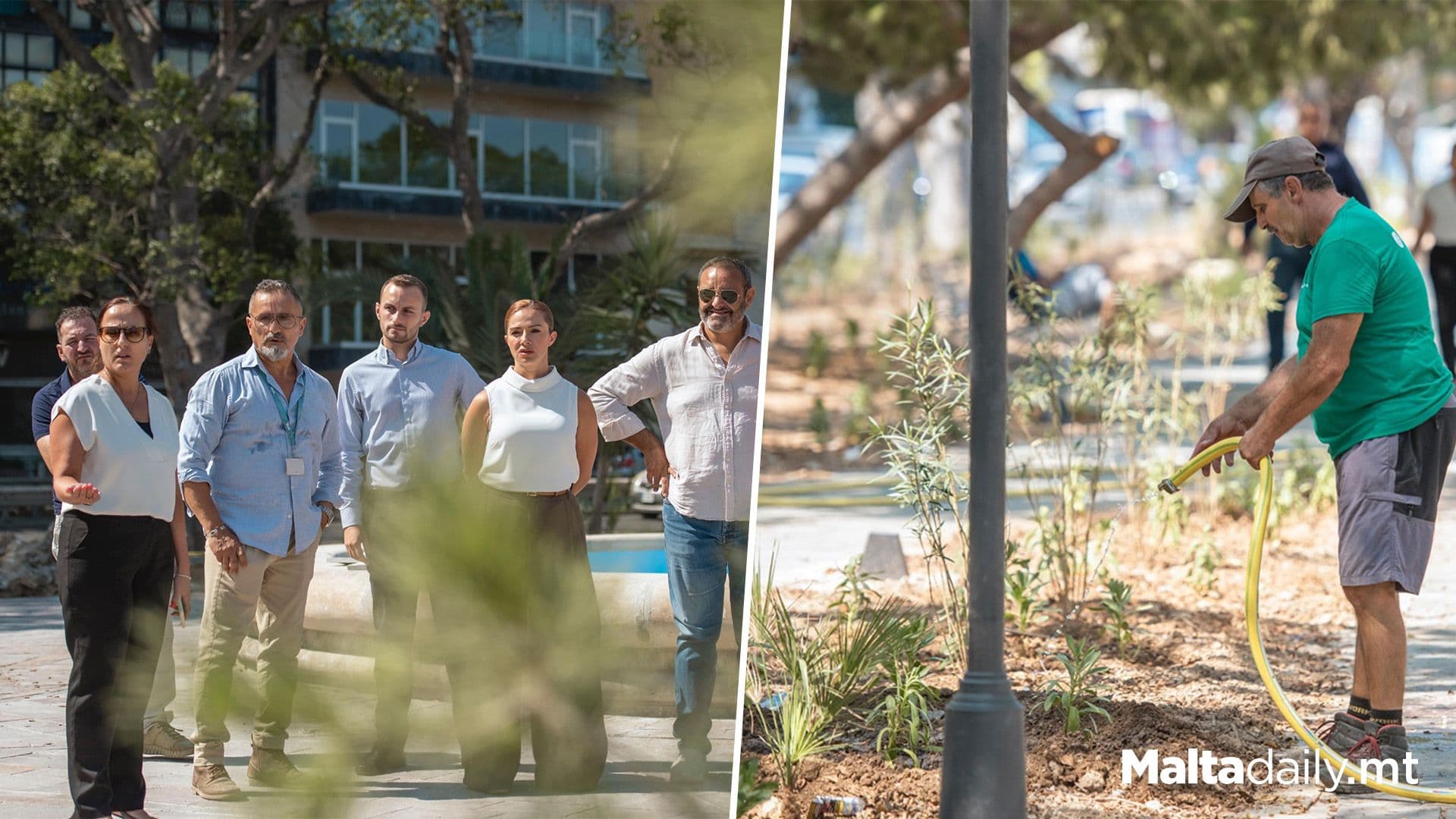 Final Phase Of Marina Garden Regeneration Project Underway in Pietà