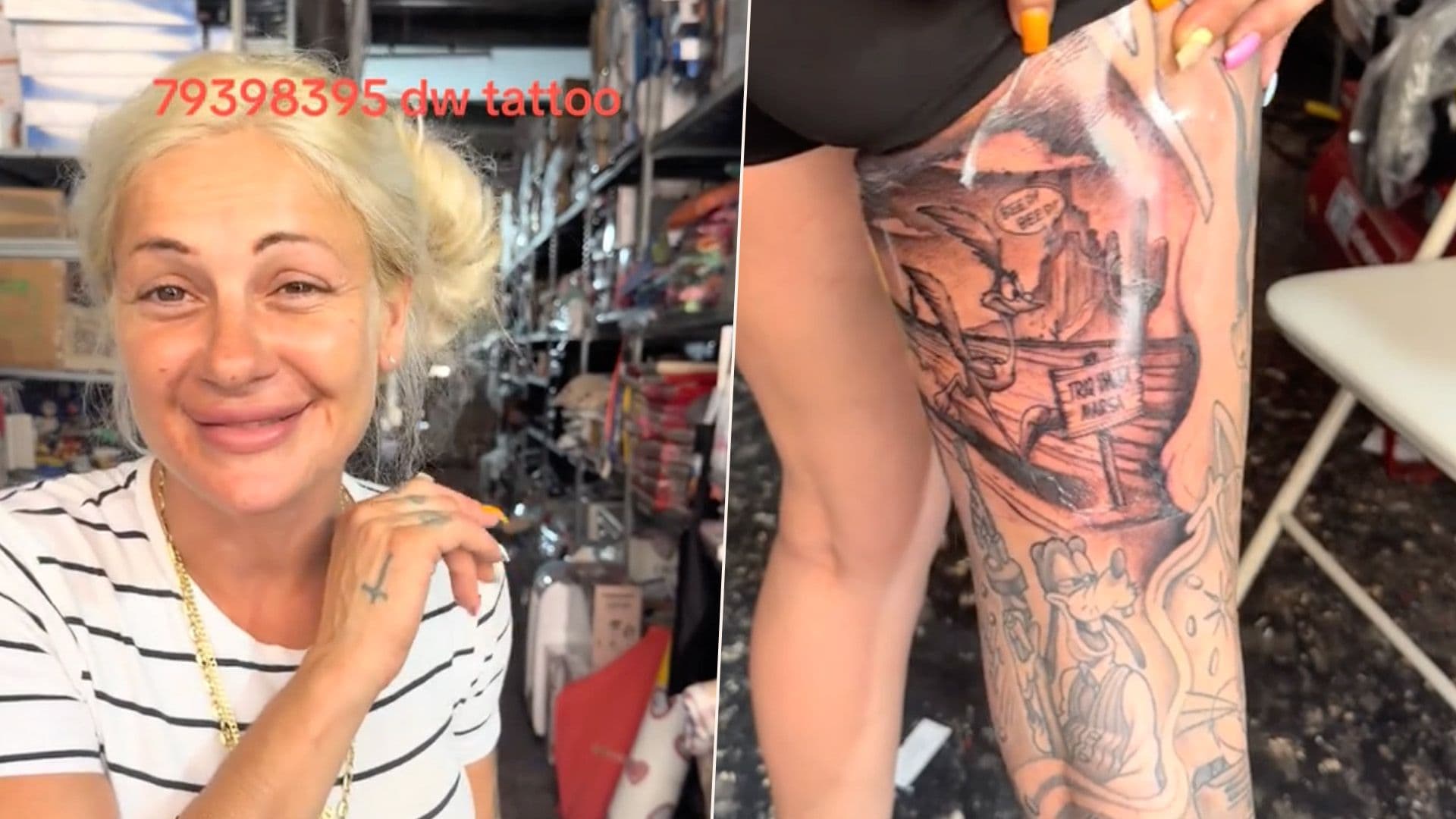 Sefora Gets Triq Balbi Marsa Tattooed Looney Tunes Style
