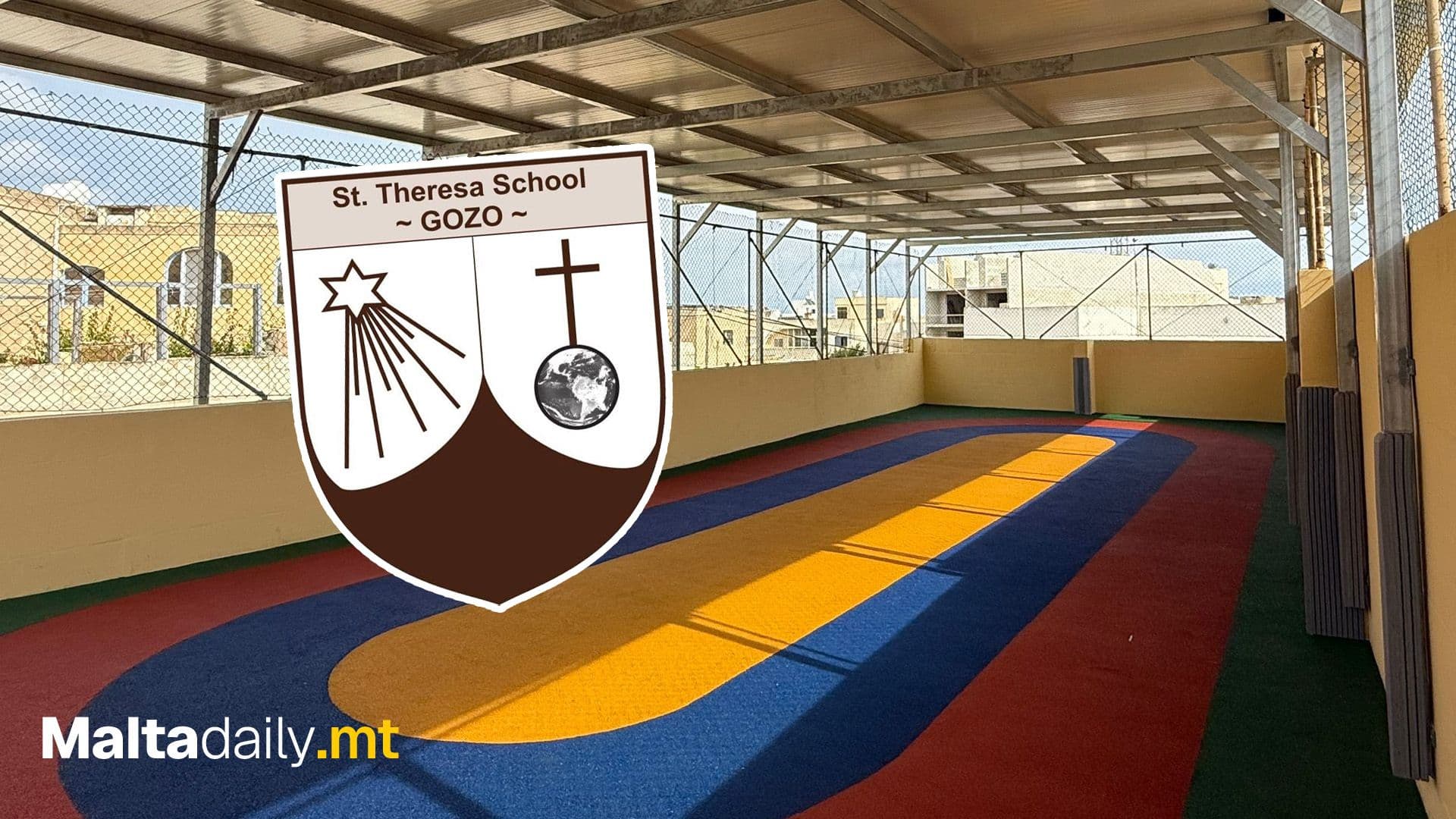 St Theresa School In Kerċem In Gozo, Celebrates Completion Of Roofed Sports Facility