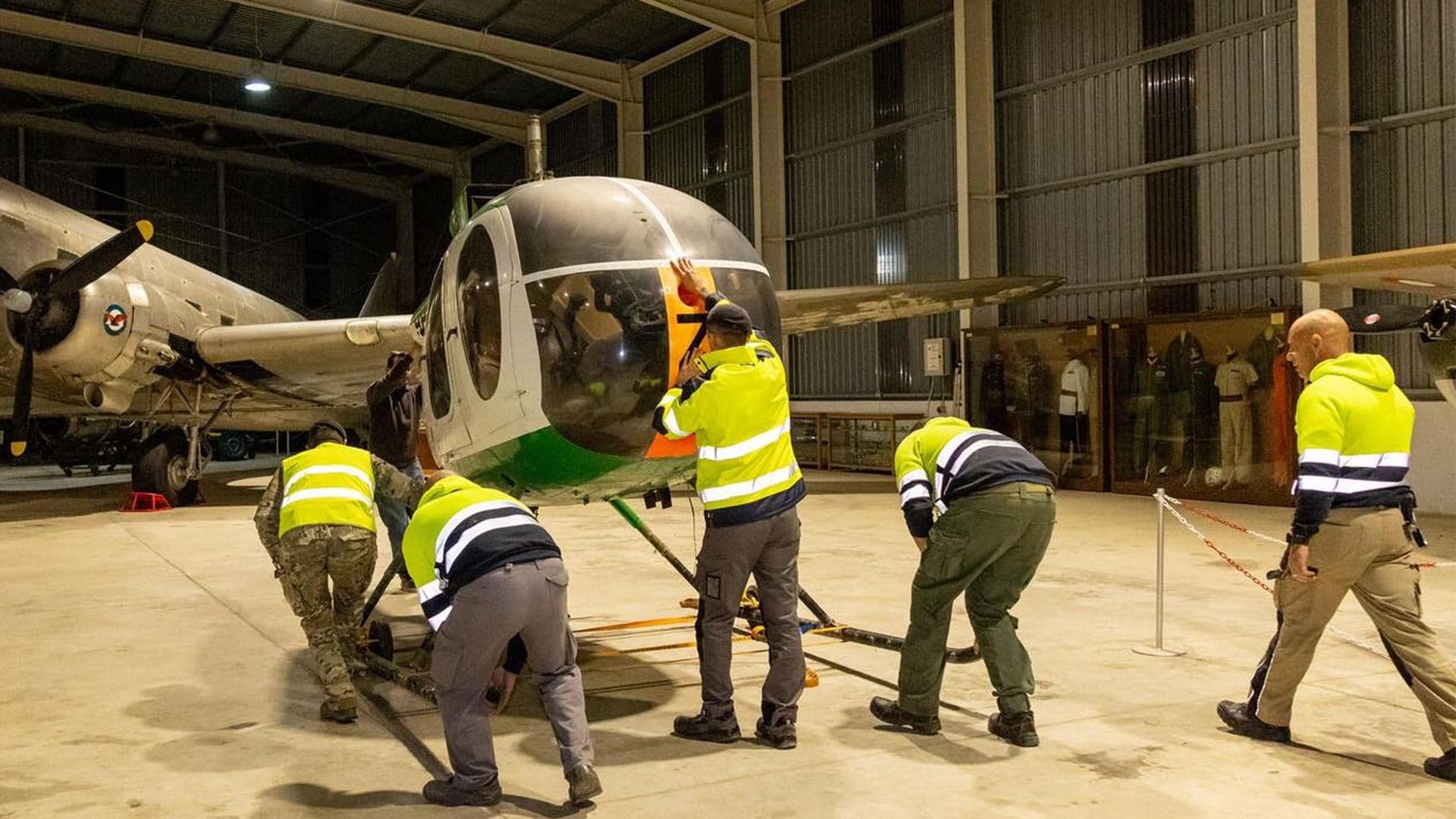AFM’s Last NH500 Helicopter Now Displayed At Malta Aviation Museum