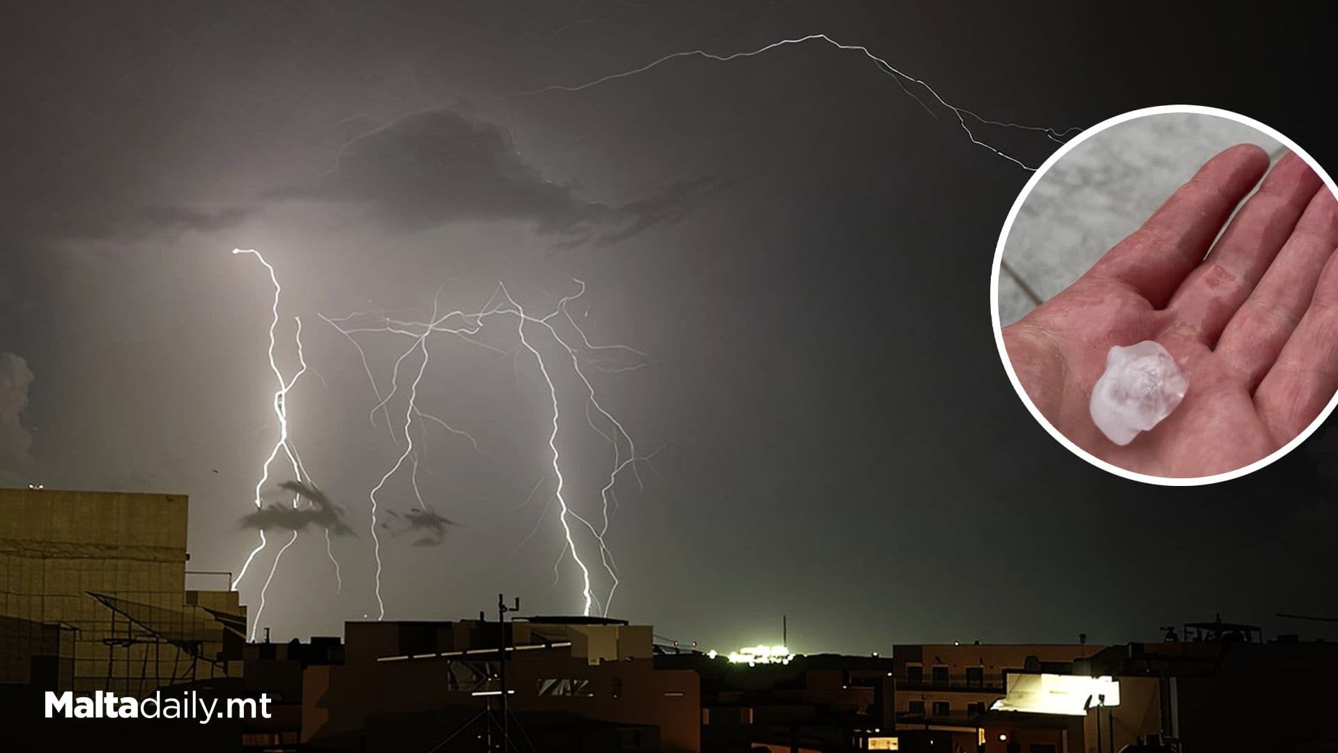 Malta Was Hit with A Severe Hail Storm Last Weekend