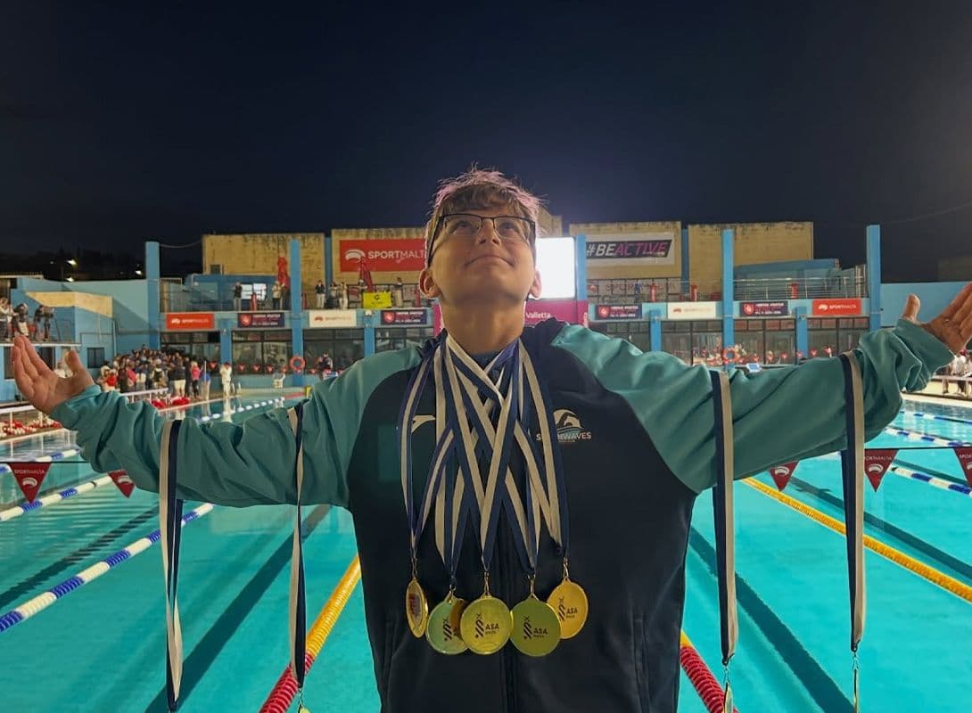 Ryan Gauci Sets New Age Group A Record in 50m Butterfly