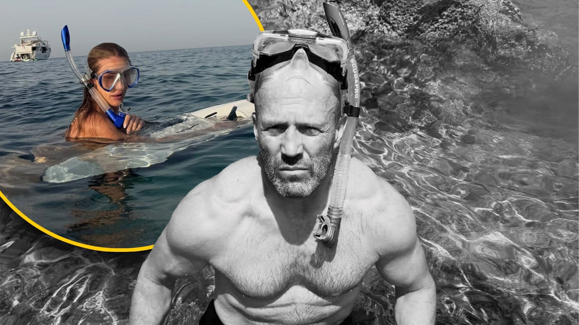 Jason Statham & Family Enjoying Summer In Malta