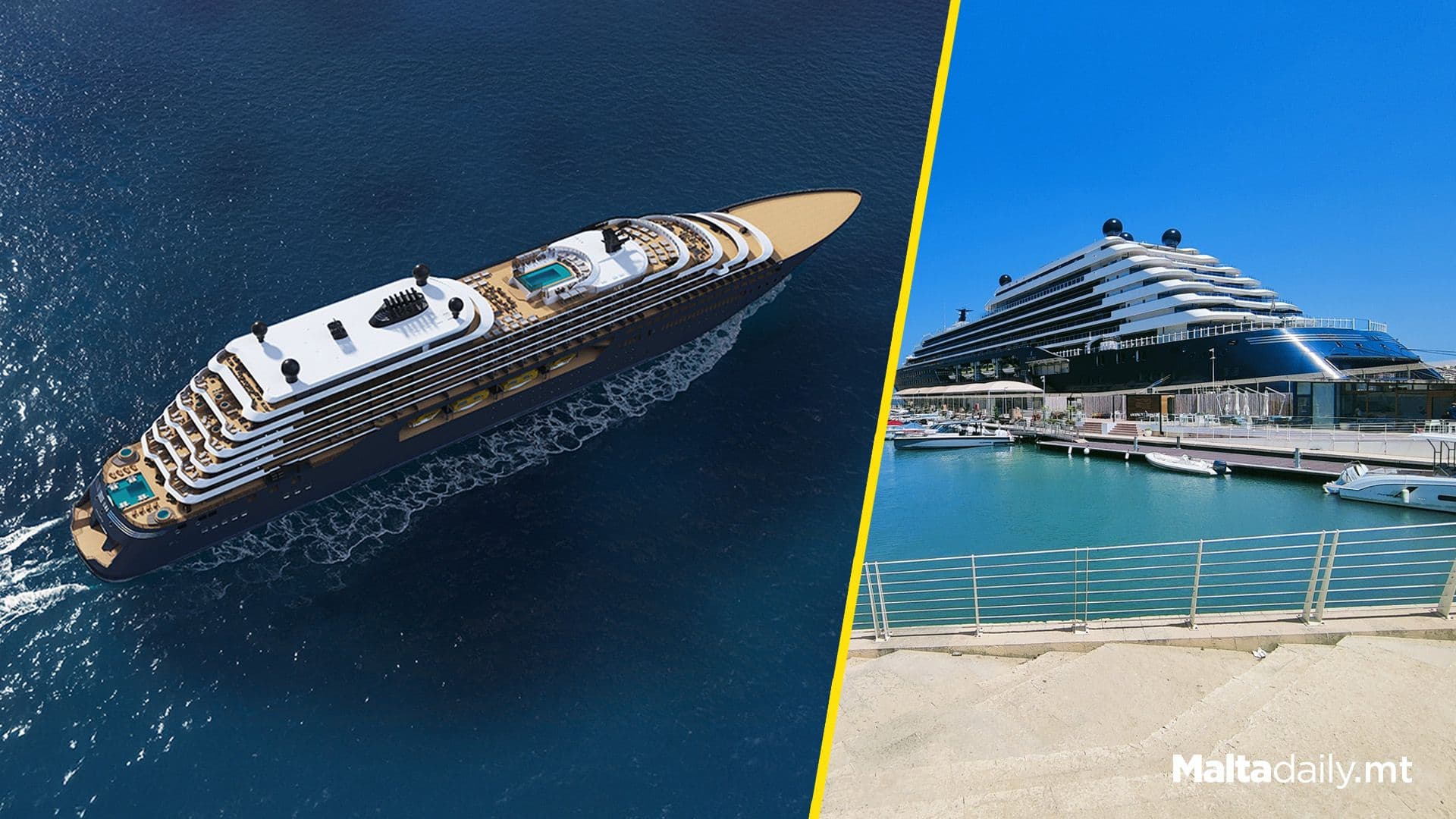 Valletta Cruise Port Greets The Ritz-Carlton Yacht Collection’s ‘Ilma’