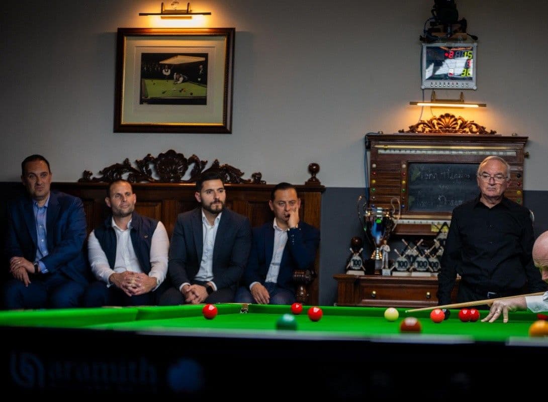 Prime Minister and Opposition Leader Unite to Celebrate 100 Years of Snooker in Naxxar