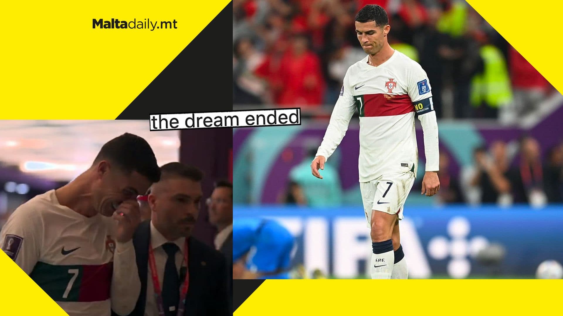 Cristiano Ronaldo speaks after heart-breaking World Cup exit