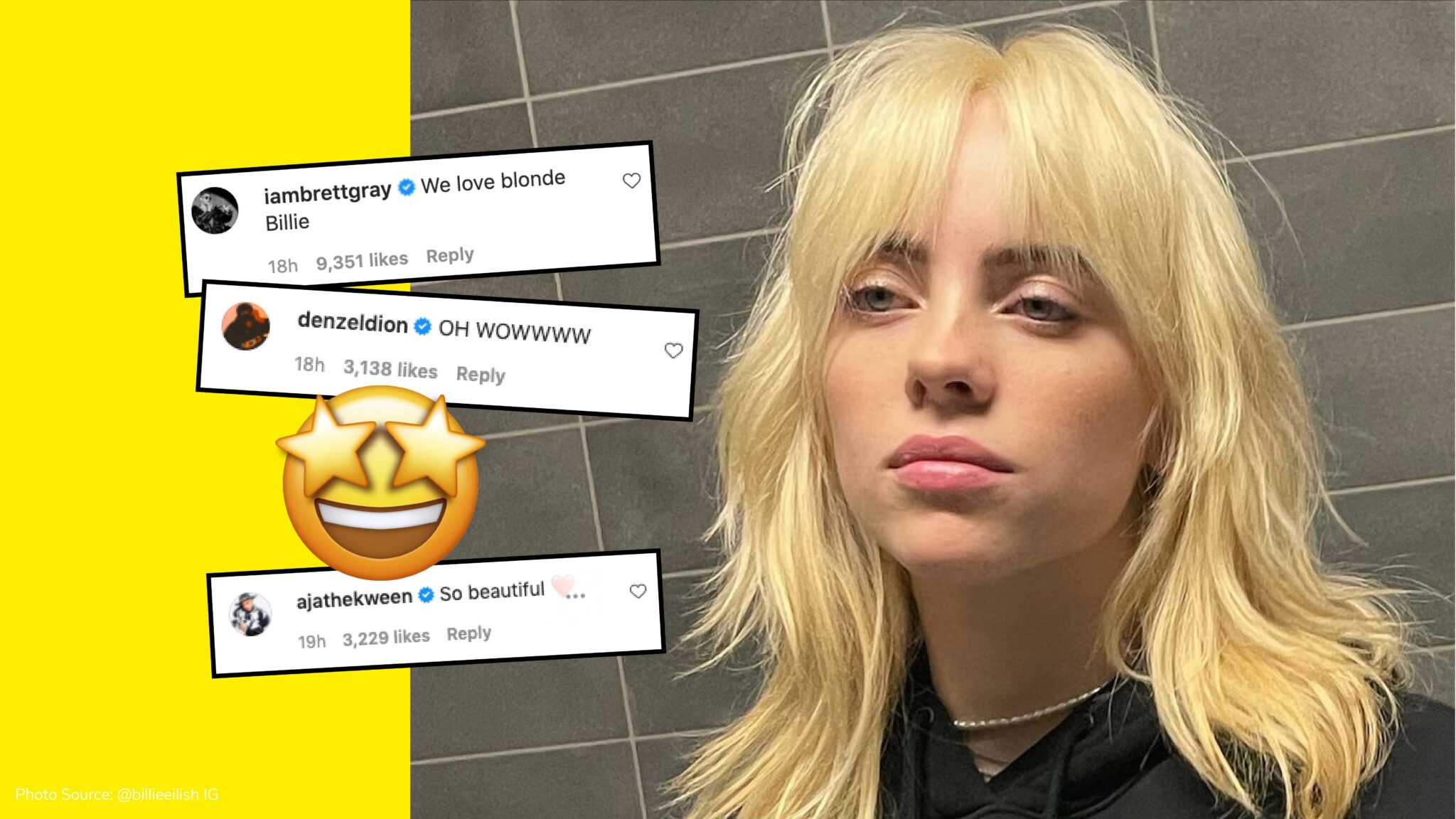 Billie Eilish just went blonde and the internet is ...